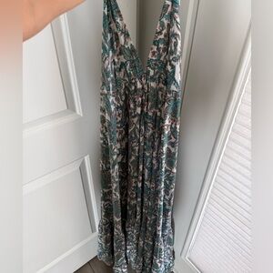 Paisley Halter Maxi Dress